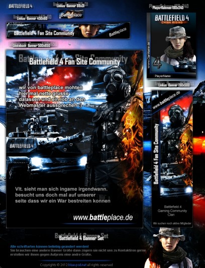 Battlefield 4 Banner Set